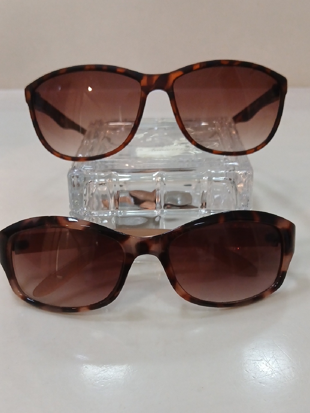 Jones New York Tortoiseshell Sunglasses with Brown Gradient Lenses